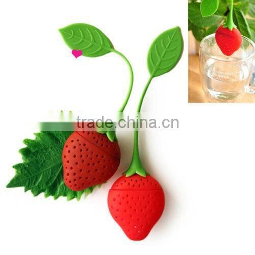 Hot selling Silicone Tea Infuser Steeper Strainer With Handle