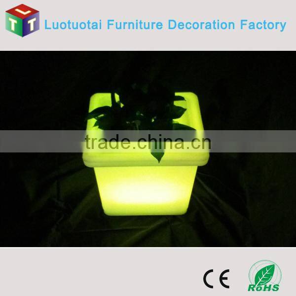Color Change Plastic Flower Planter LED Flower Planter