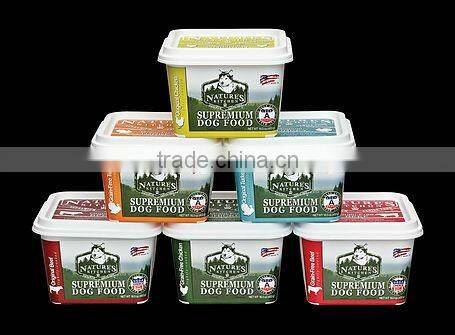 Pet Food Bucket Container Stackable Have Handle, Plastic container with handle to Store Pet Food