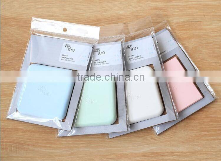 Creative household Moisture absorbent odor removal Diatomite soap holder eco-friendly materials diatomite soap box