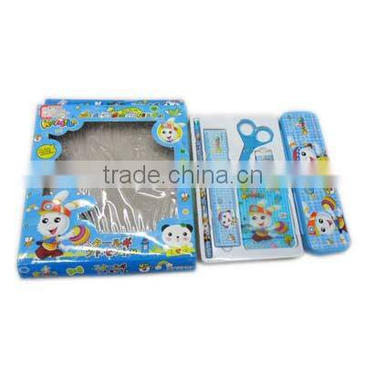 pencil ballpen eraser ruler back to school set in color box