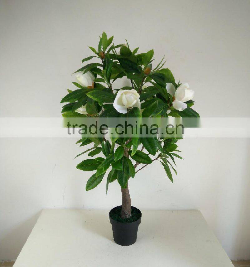factory direct sale ornamental fake magnolia flower tree