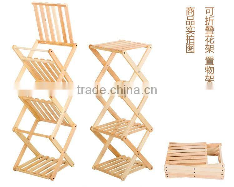 hot selling wooden flower shelf