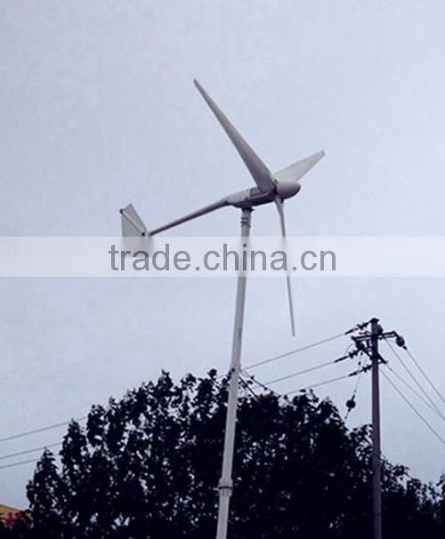 3kw Grid-tie and Off-grid Wind Turbine with Mechnical Yaw and Drum Brake