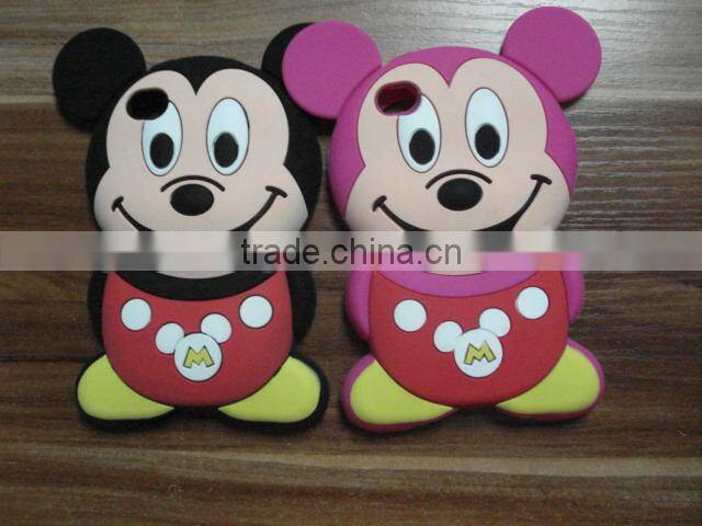 New Fashion CUP Stander Silicone Protective Case Design for iPhone4 4S