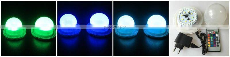Powerful Rechargeable battery powered RGBW wireless remote control led base light