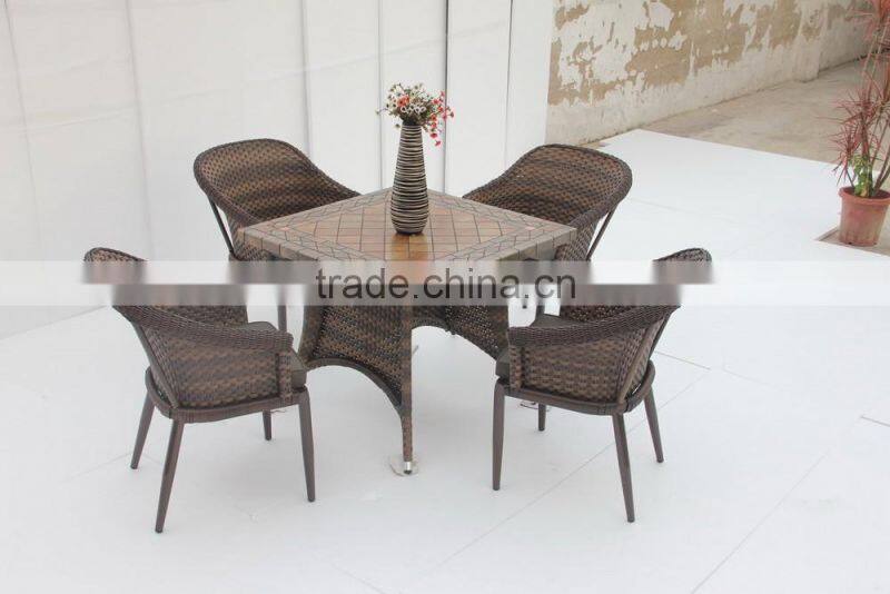 Outdoor Dining Chair and Table Set/Wicker Furniture/Garden Outdoor Furniture