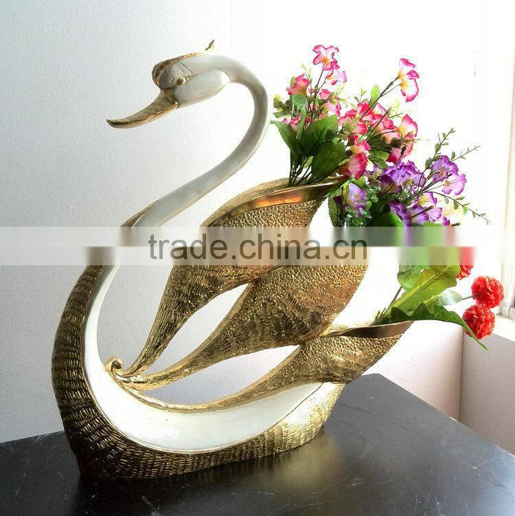 Polyresin goose figurine