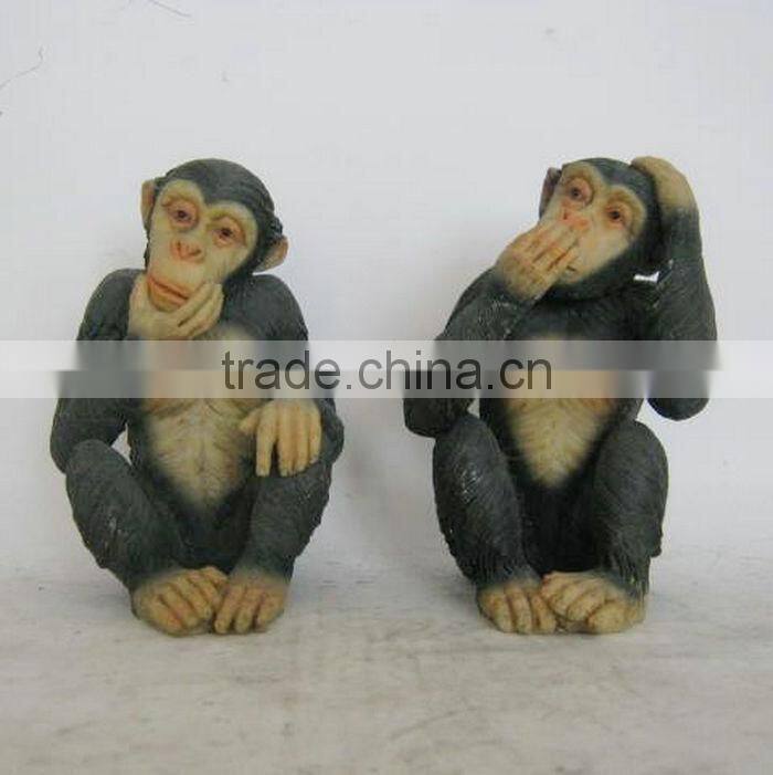 Polyresin monkey figure decoration