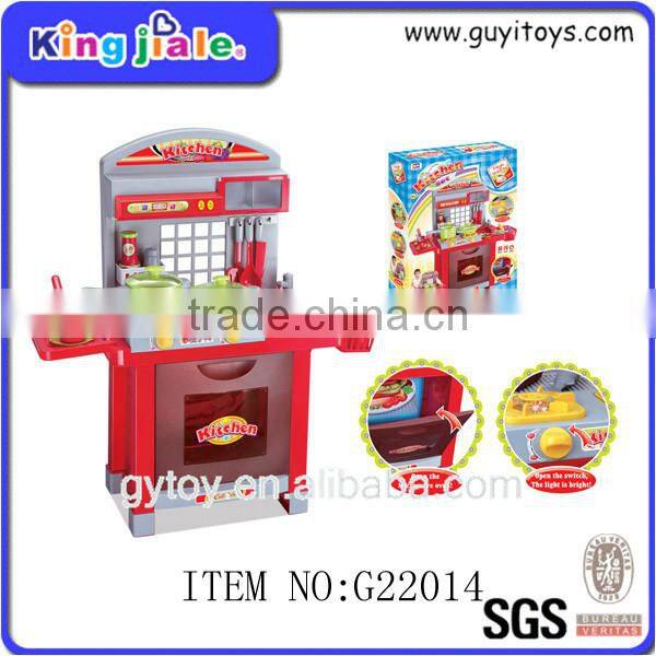 Newest design high quality plastic mini toy kitchen set
