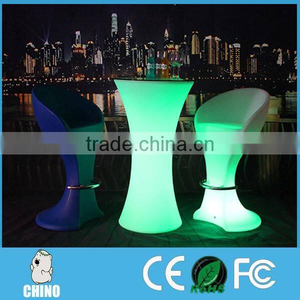Nightclub Led use multi colors changing illuminated Table