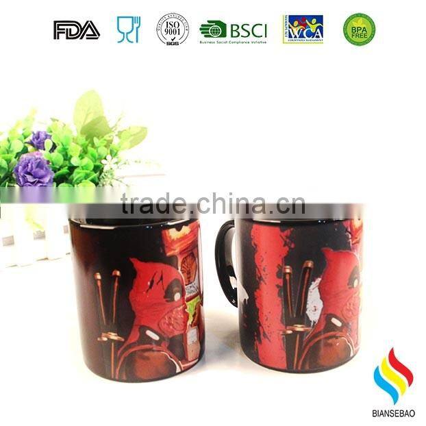 LFGB passed hot sale glazed coffee mug with customized design
