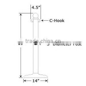 plastic chain crowd control road water filled barrier