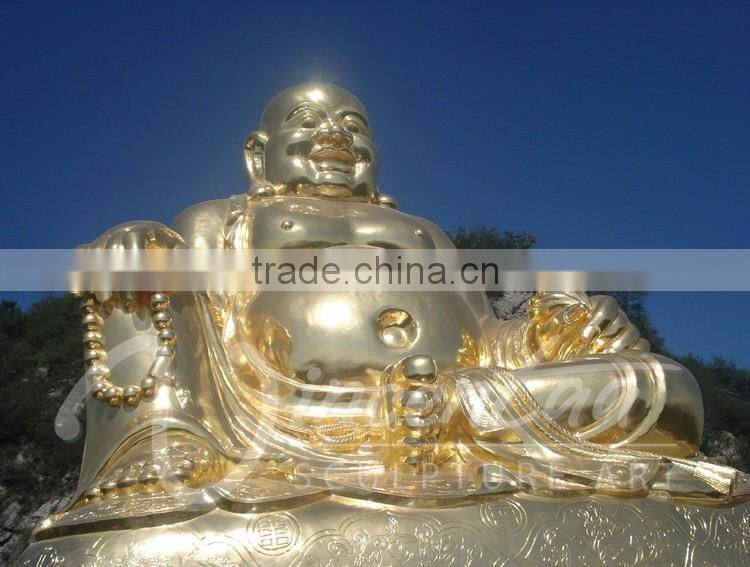 2015 new design garden decor bronze giant buddha statue
