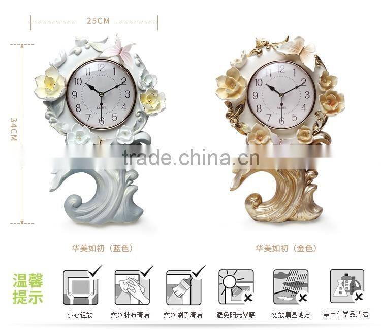 M31A momoda Luxury new home decorations table clock antique home decoration standing clock