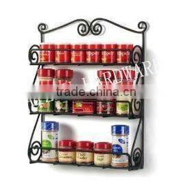 kitchen cabinets wall mounted spice racks