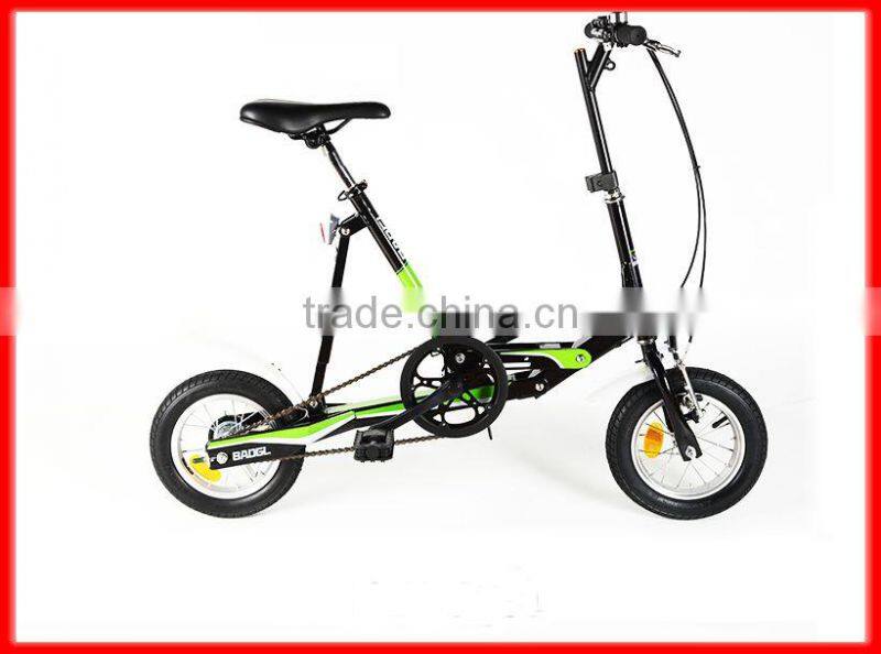 12 inch fashion mini folding electric bicycle professional tracking bike