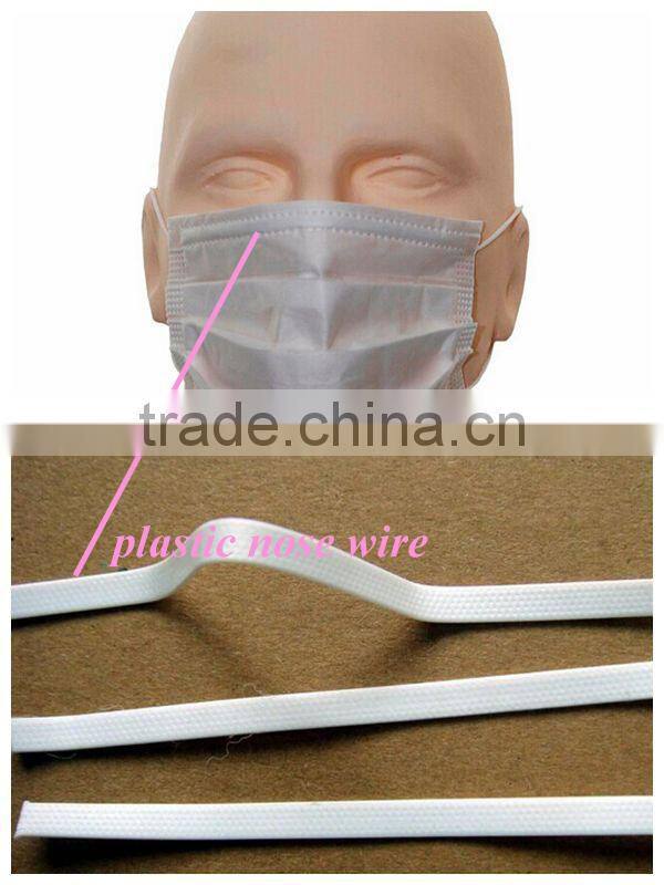 PE plastic nose wire disposable mask use