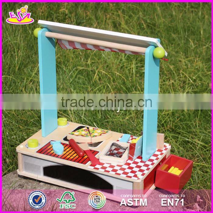 2017 New design wooden kids play grill preschool pretend wooden kids play grill funny toys wooden kids play grill W10D127