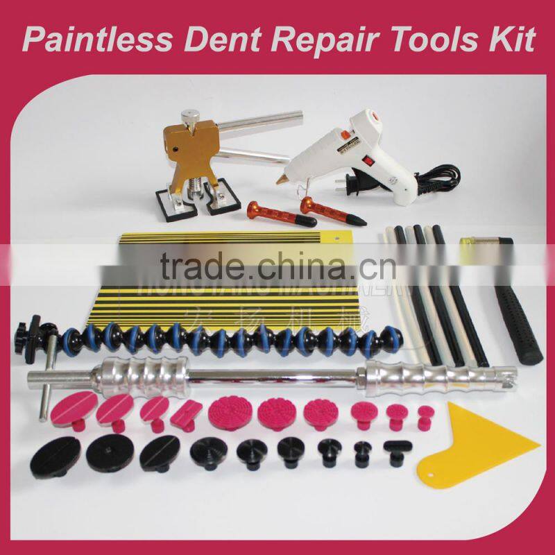 Paintless dent repair tools removal glue pulling system Tab lifter kit