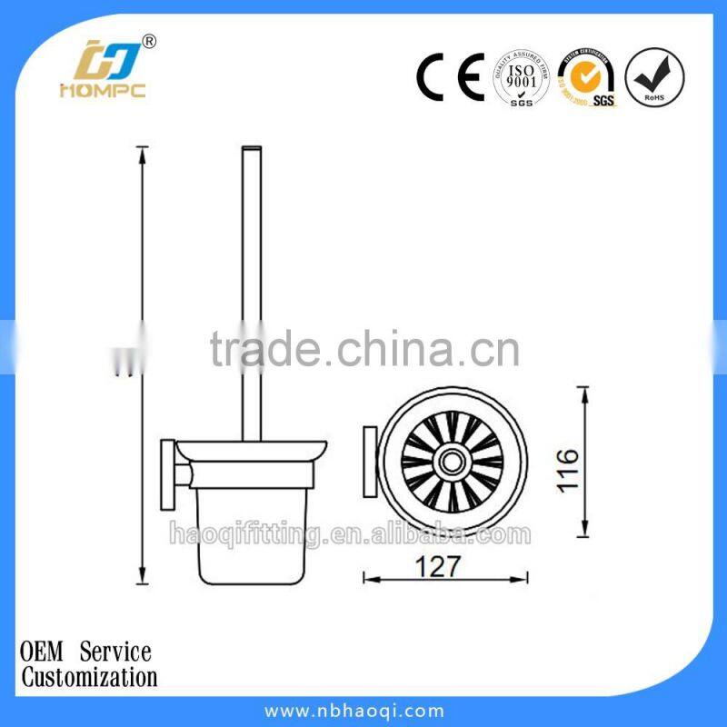 TOILET PAPER HOLDER & BRUSH