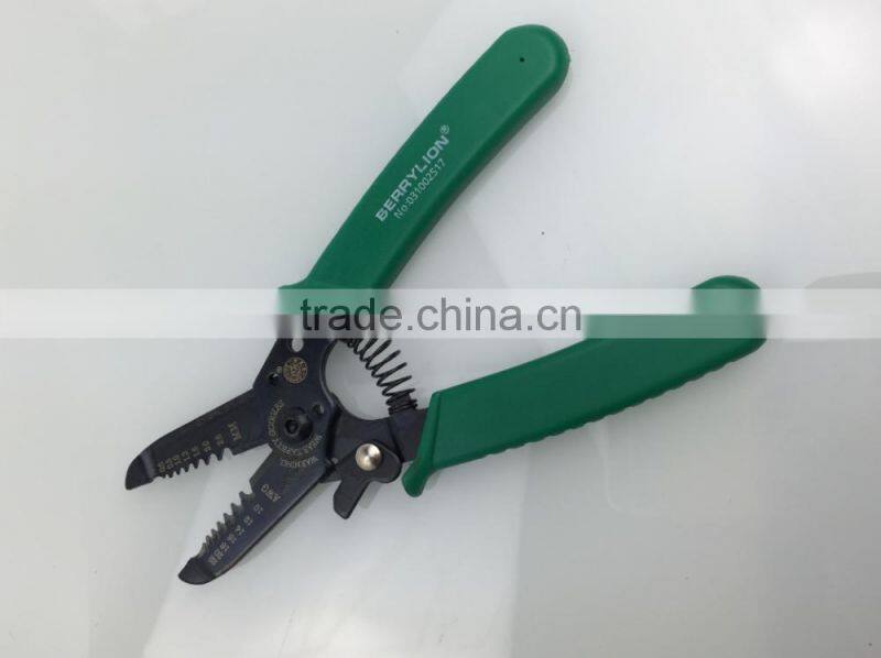 Berrylion High Carbon Steel 7 in 1 Wire Stripper cutting range from 0.6-2.6mm wire stripper