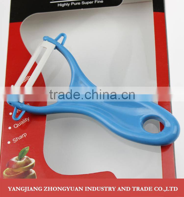 Light weight ceramic vegetable peeler and ceramic paring knife set