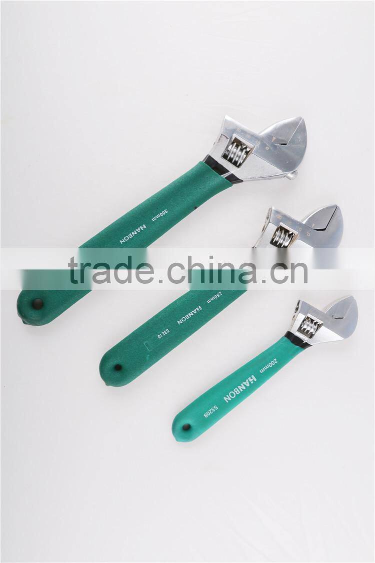 Hot Sale plastic handle Ajustable Wrench