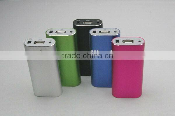 new 2013 double USB output 5000mah universal powerbank for mobile phones