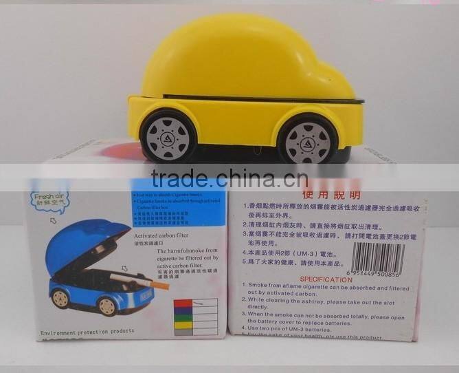 2016 new hot products Car Shaped USB Durable Model Auto Cigarette Smokeless Ashtray outdoor smokeless ashtray