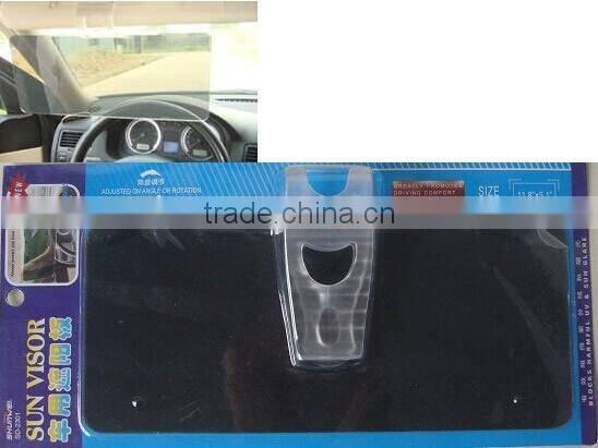 Foldable rotatable car windshield sun shade