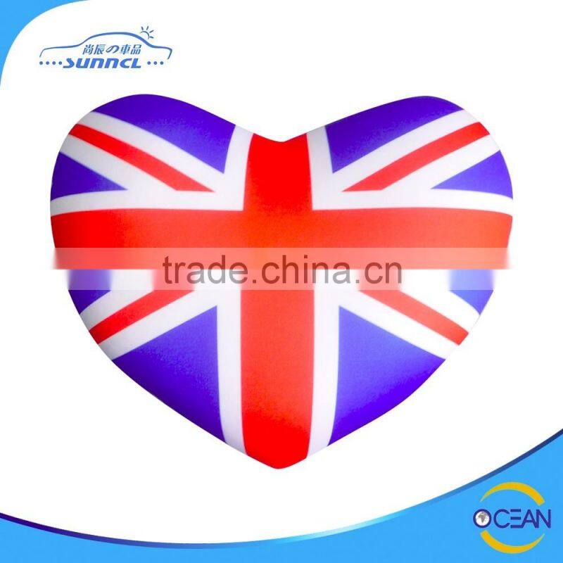 Spandex Polyester Micro Particles Airplane Car U Shape Custom Neck Pillow