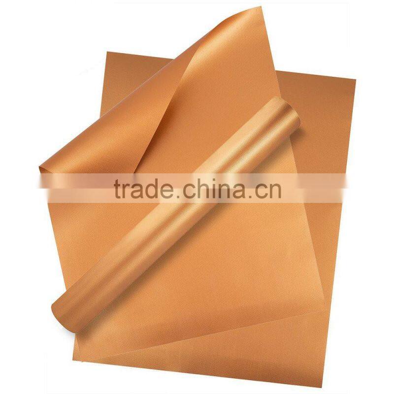 BBQ Cooking High -Temperature Gold PTFE BBQ Grill Mat