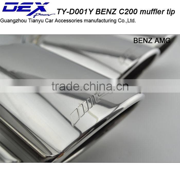 car part best price exhaust system exhaust pipe muffler tip for b-enz amg c200