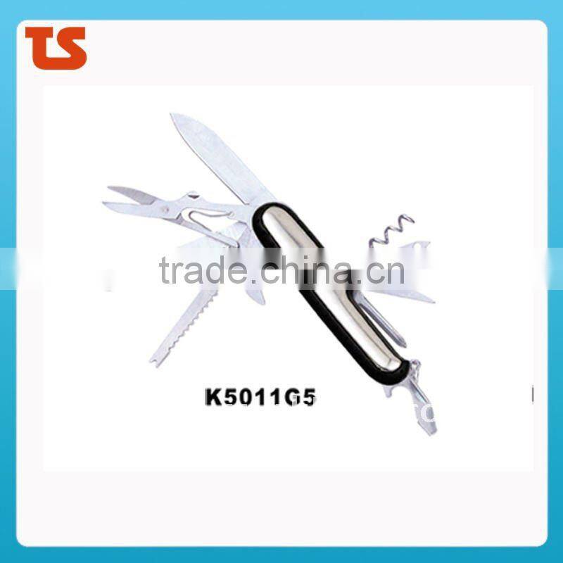 2014 new "STOCK" New design multi knife pocket knife multi function LED knife K5011G2