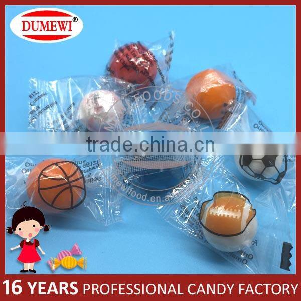 Hollow Bubble Gum Ball Fruit Football Gums