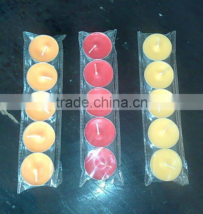 heart shaped tealight candle