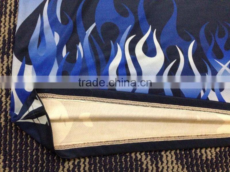 Hongen apparel custom sublimated fishing jerseys ,fishing polo shirts