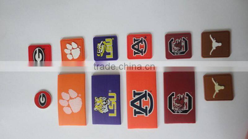 China wholesale custom logo 3d soft rubber patch pvc badge embossed rubber patch