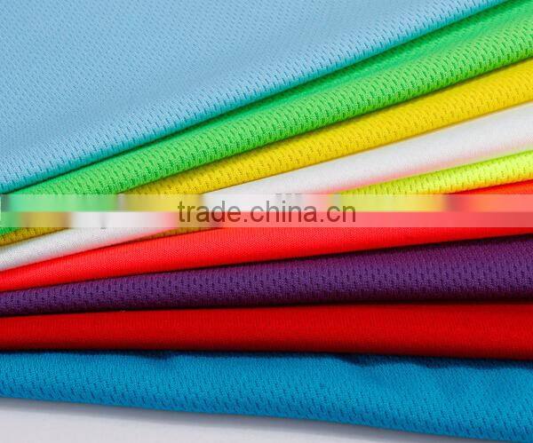 Factory OEM polyester coolpass dry fit micro mesh fabric textile function sports textile