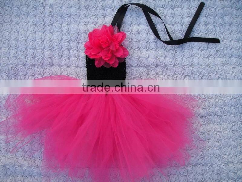 crochet top tutu lined kids mini short skirt