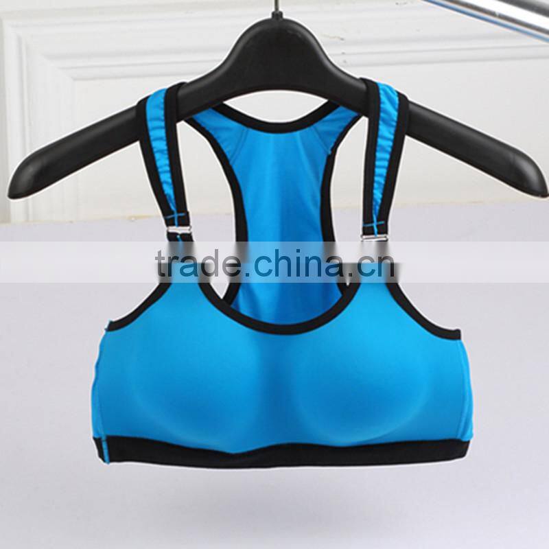 GZY 2015 plain high quakeproof seamless hot sexy xxxx sports bra
