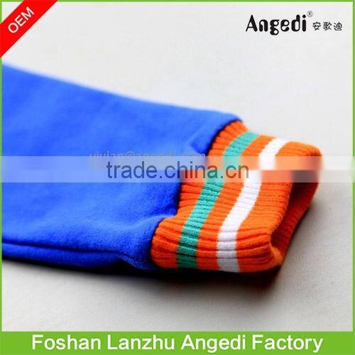 children's winter apparel Boy's fashion stylish baseball overcoat jacket v-neck casual sweatshirt with patch applique work