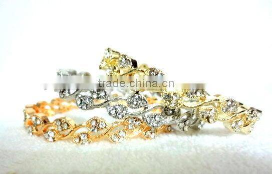 Designer Bangle Sets in Three Tones- Silver,Gold,Copper