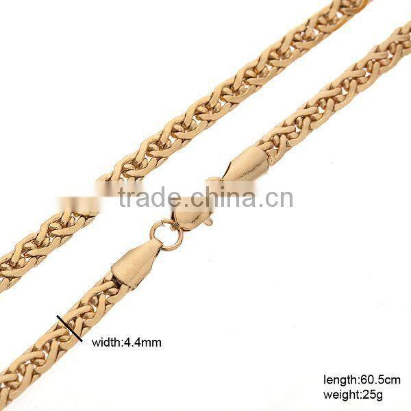 Simple fashion thick link chain necklace