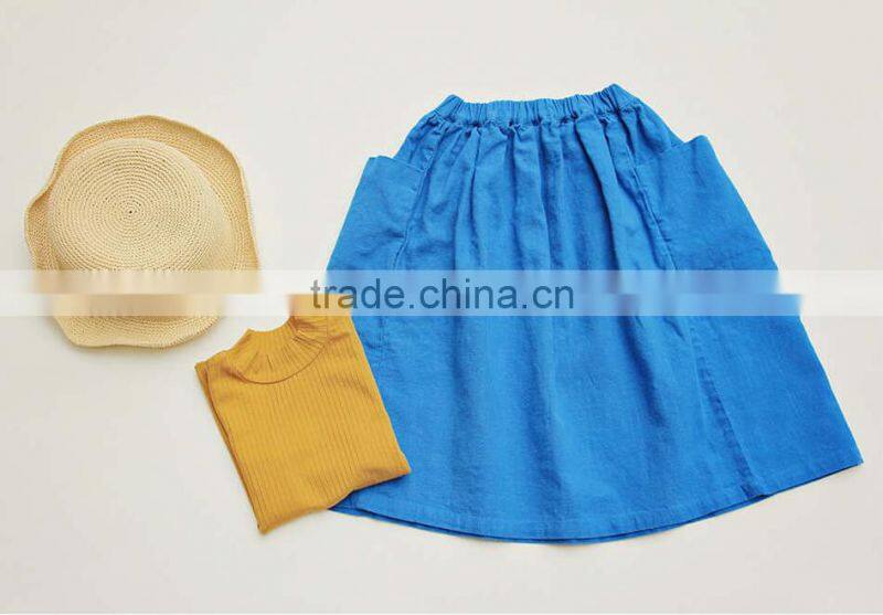 School Uniform Grids Bow Skirt Baby Girl Mini Dress Wholesale Boutique Clothes