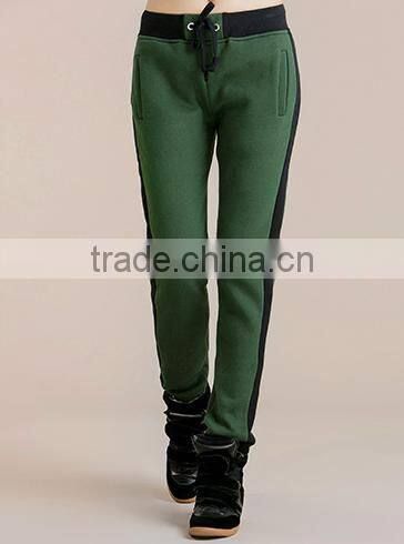 wholesale plain jogger pants good quality warm jogger pants cheaper customized CVC60/40cotton fleece