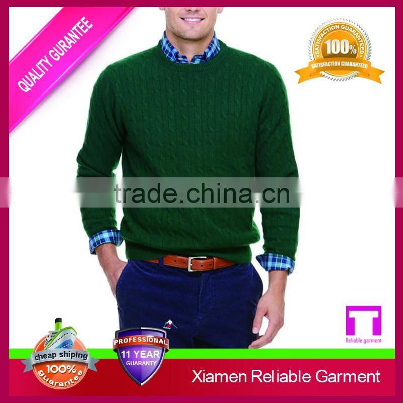 2016 luxury high quality fancy sweater/soft cashmere men's sweater with a texture