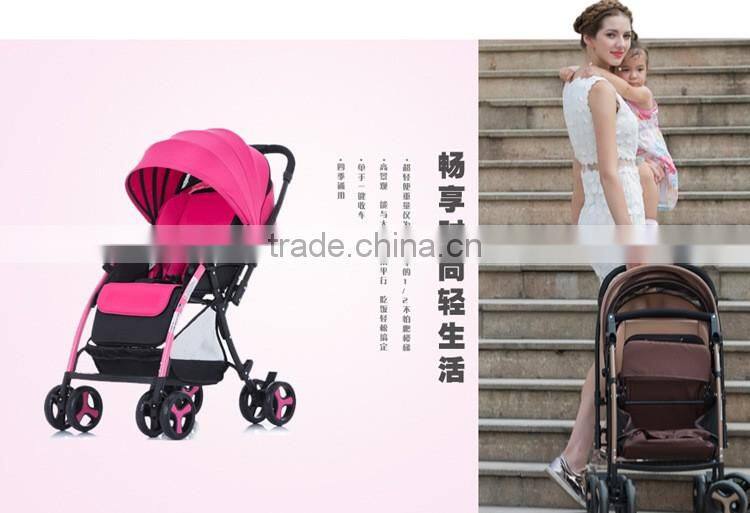Wholesale Easy Folding Light Weight High View 2 in 1 Classic Baby Strollers Pram