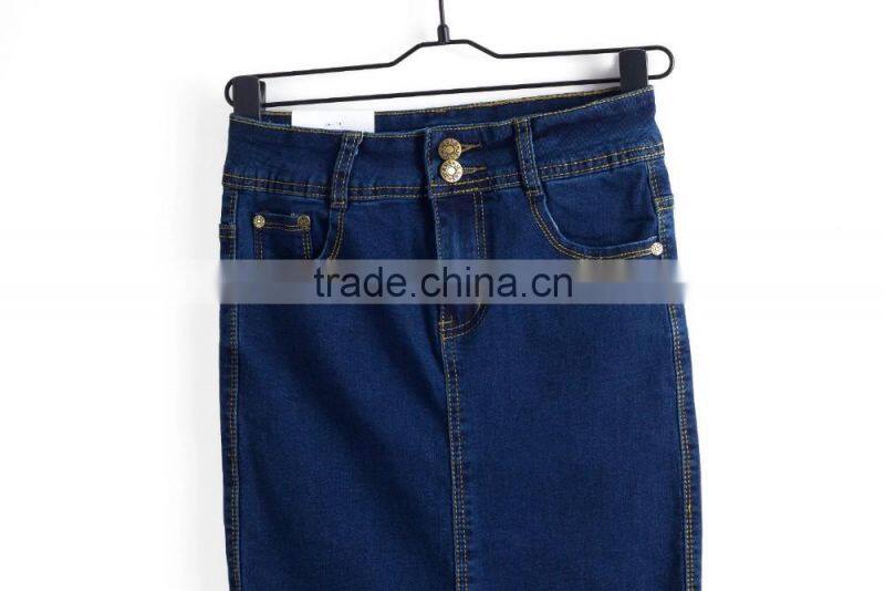 latest design new style summer tight jeans skirt long skirt for ladies